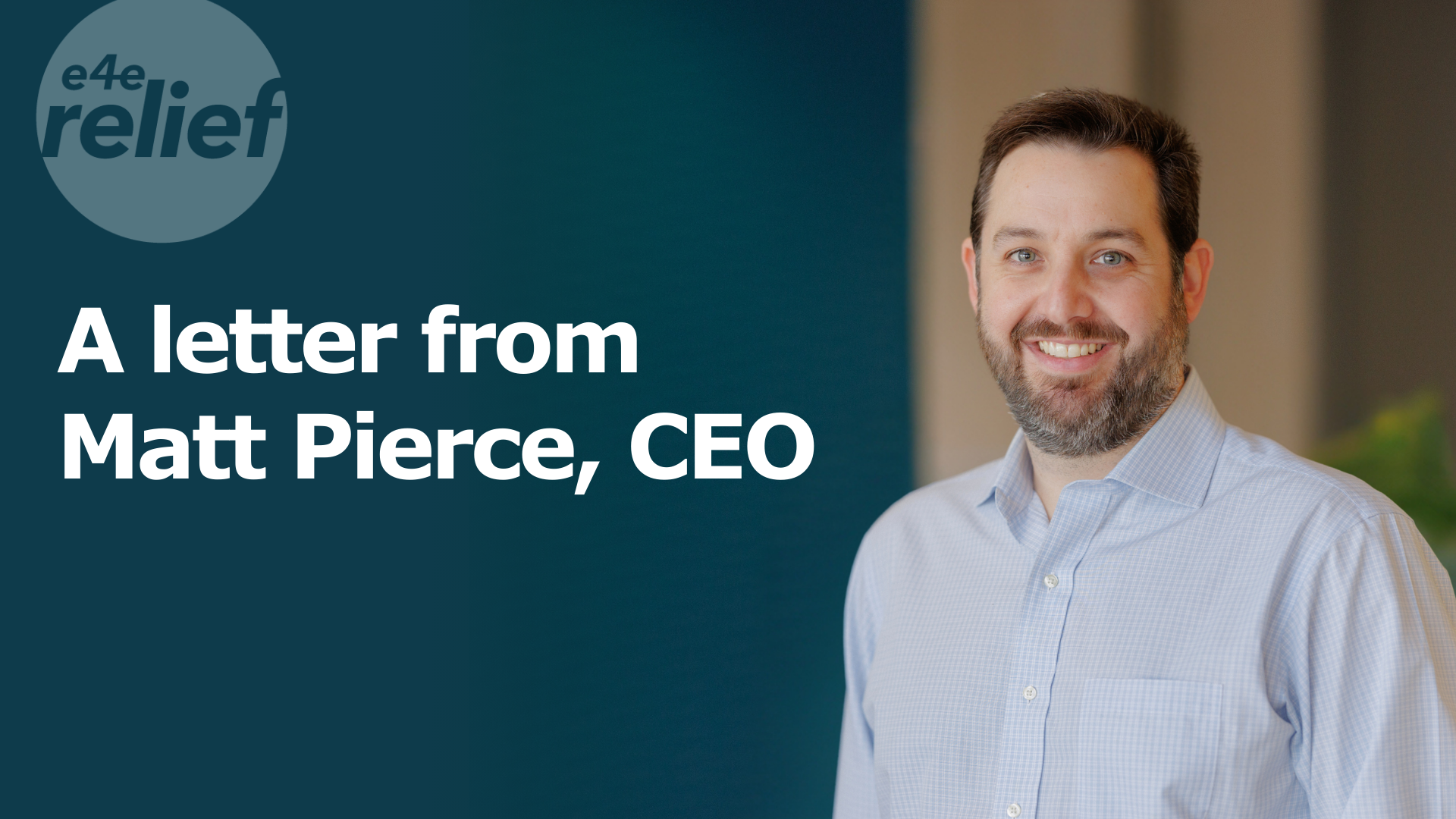 A letter from our CEO...