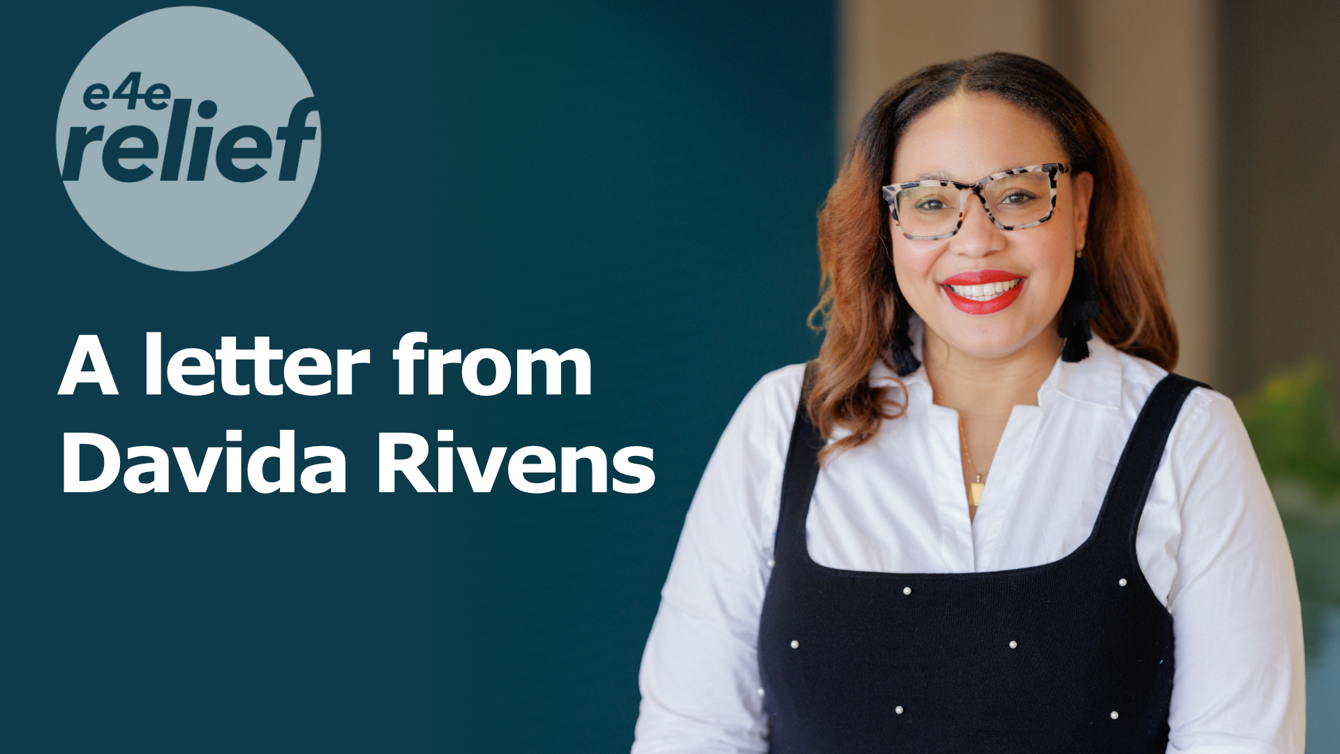 A letter from Davida Rivens