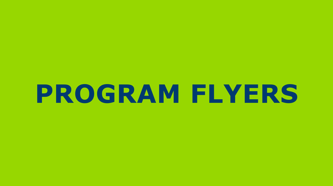 PROGRAM FLYERS