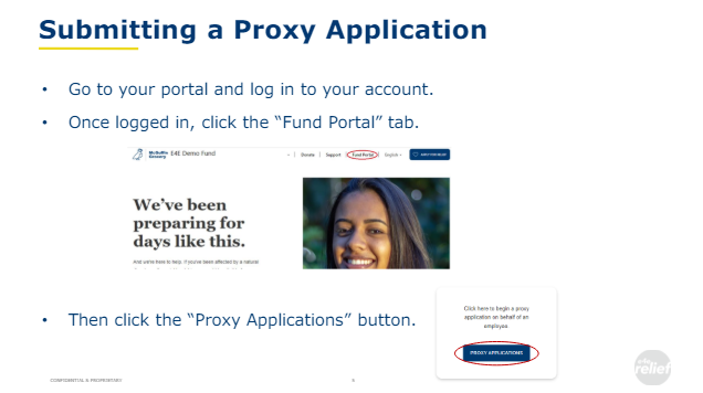 Proxy App screenshot